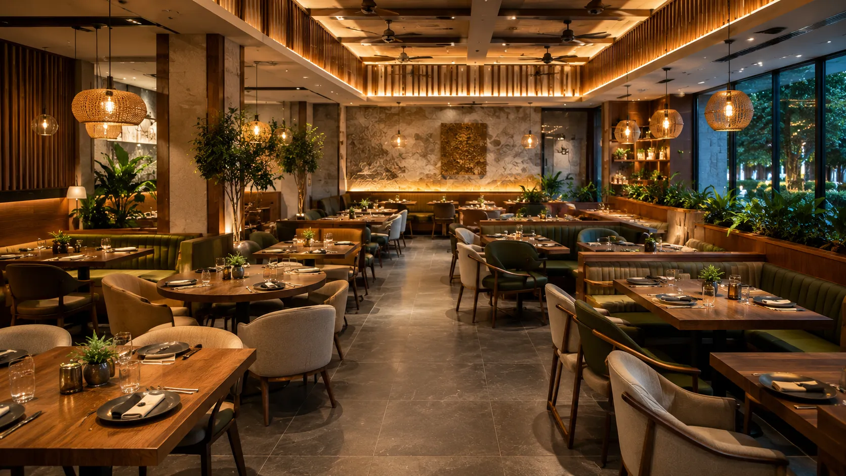 Restaurant Seating Arrangement